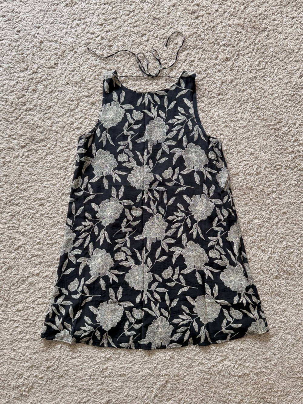 Abercrombie & Fitch Black Floral Mini Dress